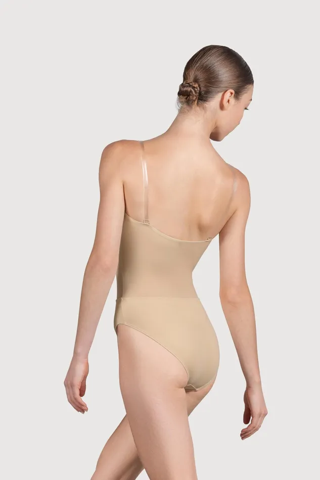 Bloch Ladies Cordelia Mesh Panel Bodysuit Sand Adult Underwear Bloch Ladies Cordelia Mesh Panel Bodysuit Sand Adult Underwear