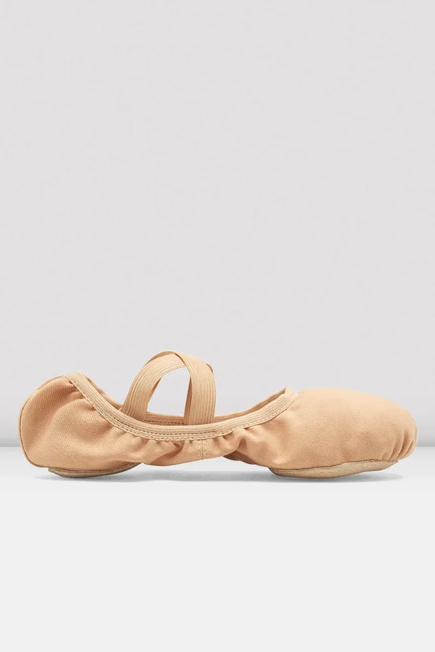 Bloch Ladies Performa Stretch Canvas Ballet Shoes Sand Canvas Adult Tonal Footwear