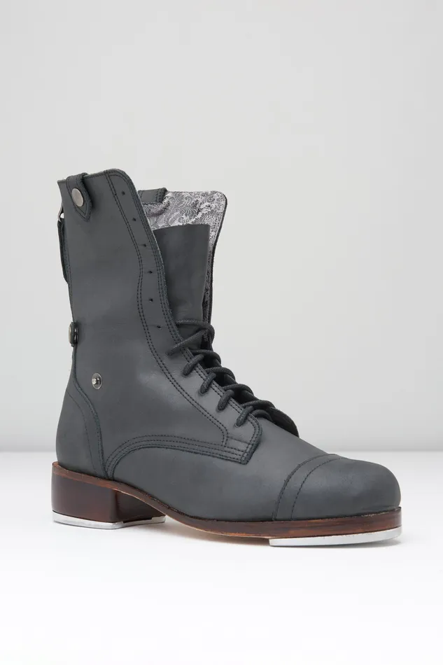 Bloch Mens Adult Adult City Tap Boot Black Leather