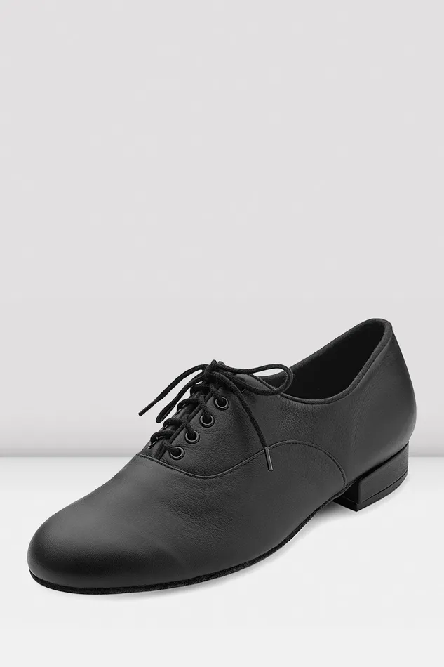 Bloch Mens Adult Mens Xavier Ballroom And Latin Shoes Black Leather