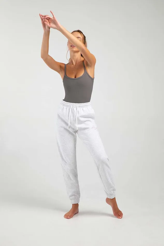 Bloch OffDuty High Waist Joggers Snow Marle Adult Warmups