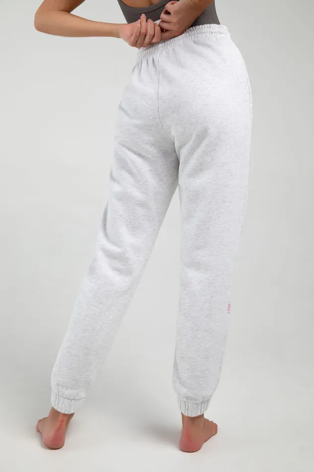 Bloch OffDuty High Waist Joggers Snow Marle Adult Warmups