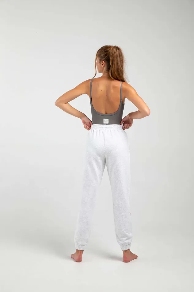 Bloch OffDuty High Waist Joggers Snow Marle Adult Warmups