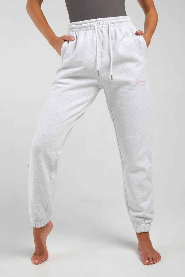 Bloch OffDuty High Waist Joggers Snow Marle Adult Warmups
