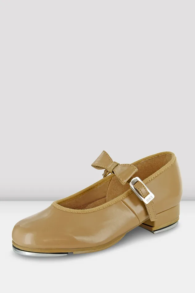 Bloch Tap Children Childrens Merry Jane Tap Shoes Bloch Tan Synthetic Leather