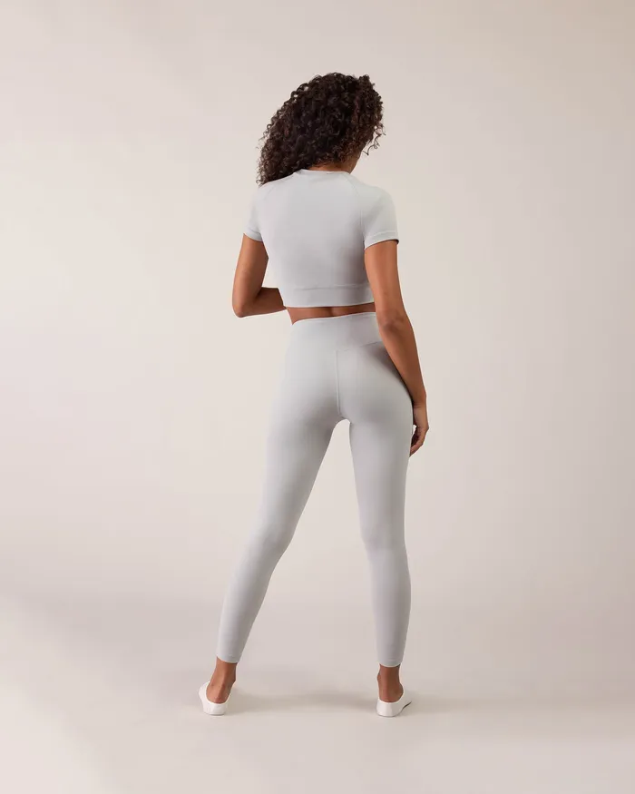 Blocheverhold 78 Length Cross Over Legging Mist Adult Leggings Bloch Blocheverhold 78 Length Cross Over Legging Mist Adult Leggings Bloch