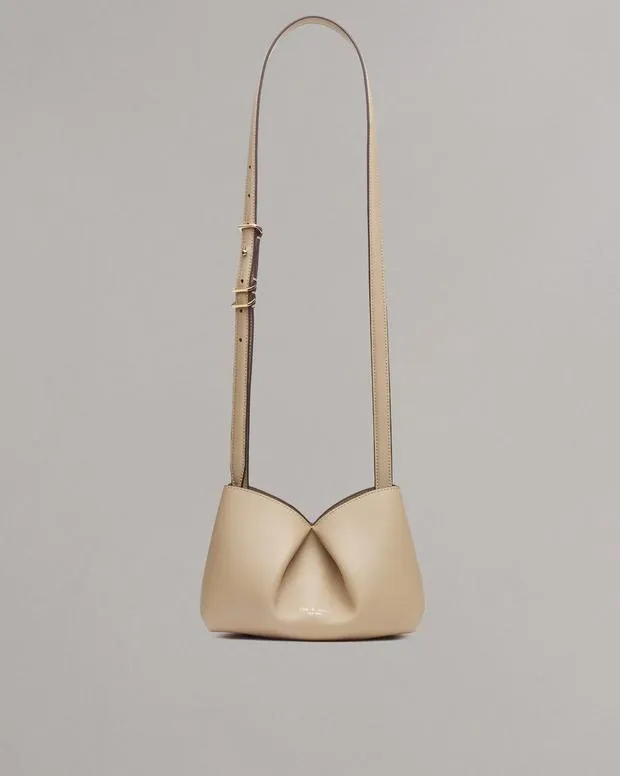Bloom Small Calf Leather Crossbody Bag BlackGreige Handbags rag and bone Women