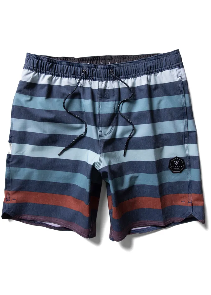 Boardshorts Men Vissla Parallels 1758243 Ecolastic Dark Naval
