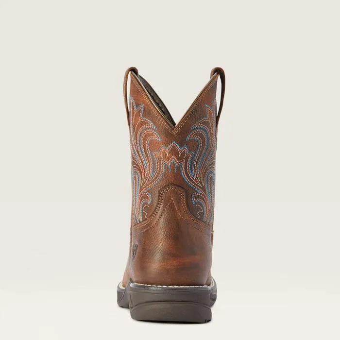 Booties Women Ariat Anthem Round Toe Shortie Western Boot Copper Kettle