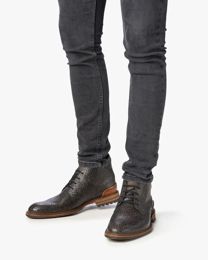 Boots Men Floris Van Bommel Crepi 1100 Printedleather