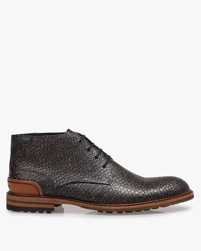 Boots Men Floris Van Bommel Crepi 1100 Printedleather