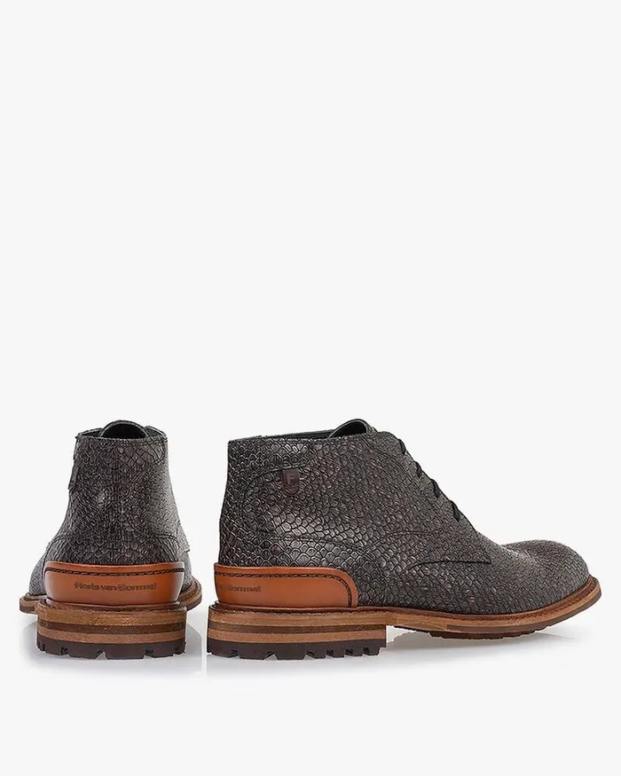 Boots Men Floris Van Bommel Crepi 1100 Printedleather