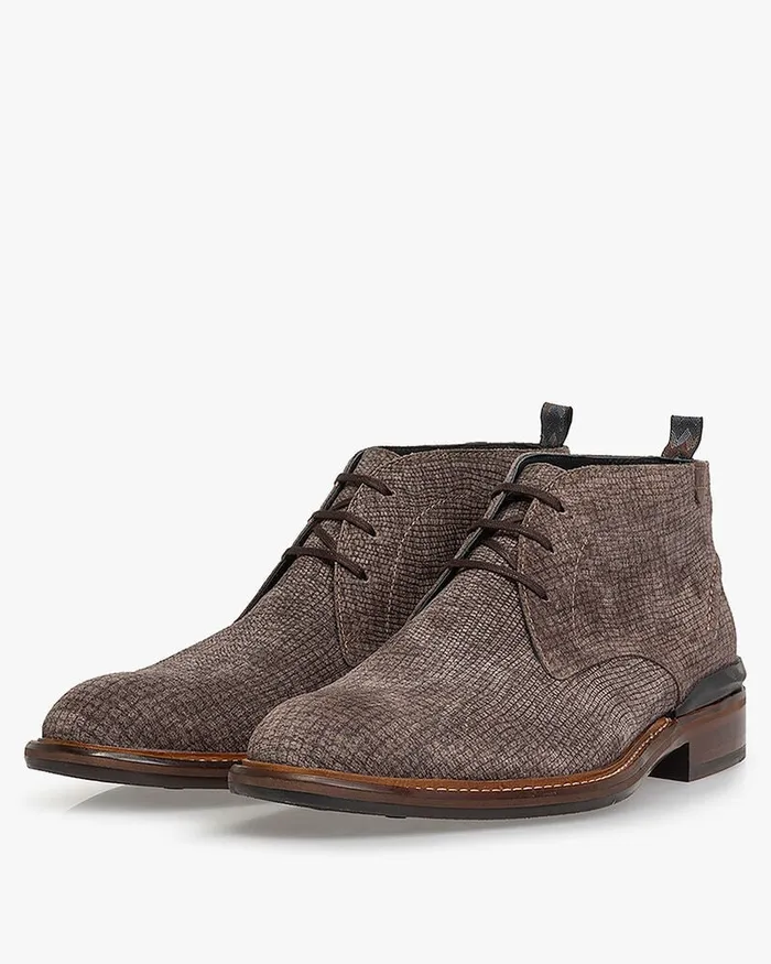 Boots Men Floris Van Bommel De Bauer 0100 Suede
