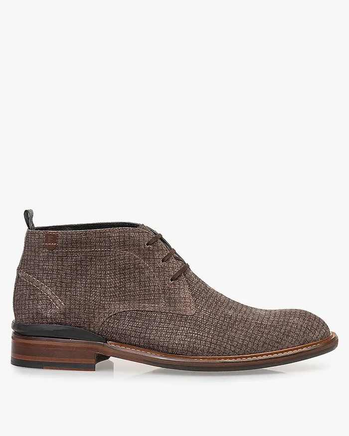 Boots Men Floris Van Bommel De Bauer 0100 Suede