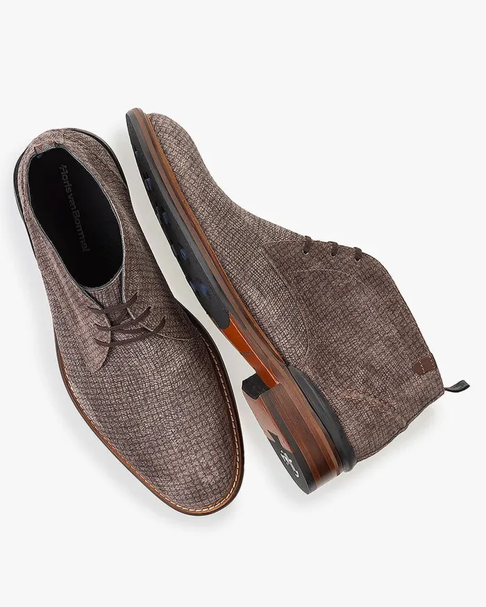 Boots Men Floris Van Bommel De Bauer 0100 Suede