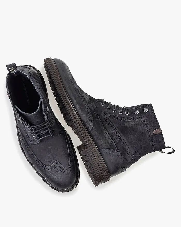 Boots Men Floris Van Bommel De Zeker 0100 Suede