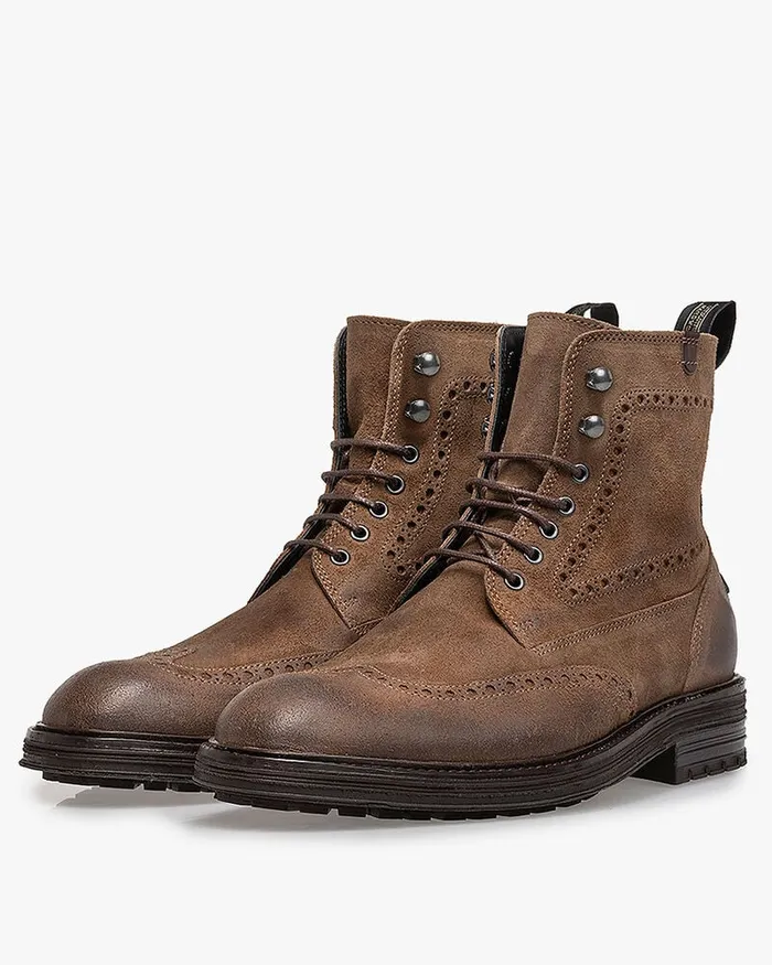 Boots Men Floris Van Bommel De Zeker 0103 Suede