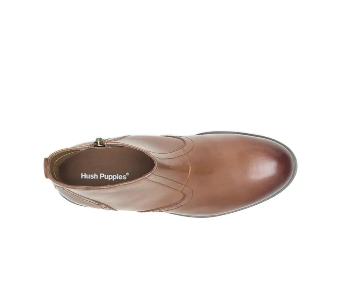 Boots Shepsky Zip Boot Brown Leather Hush Puppies Men Boots Shepsky Zip Boot Brown Leather Hush Puppies Men
