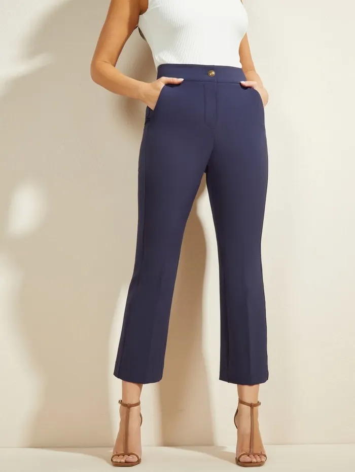 Bottoms Evelyn Cropped Pant Nocturnal Navy 8211 GUESS Women