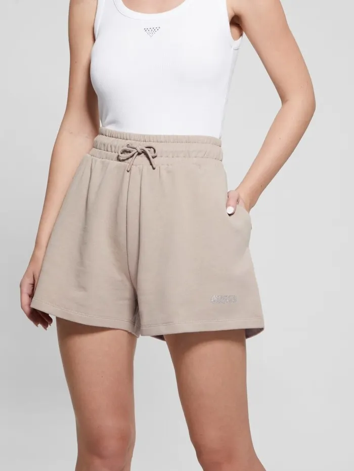 Bottoms GUESS Women Eleanora Shorts Summer Clay Bottoms GUESS Women Eleanora Shorts Summer Clay