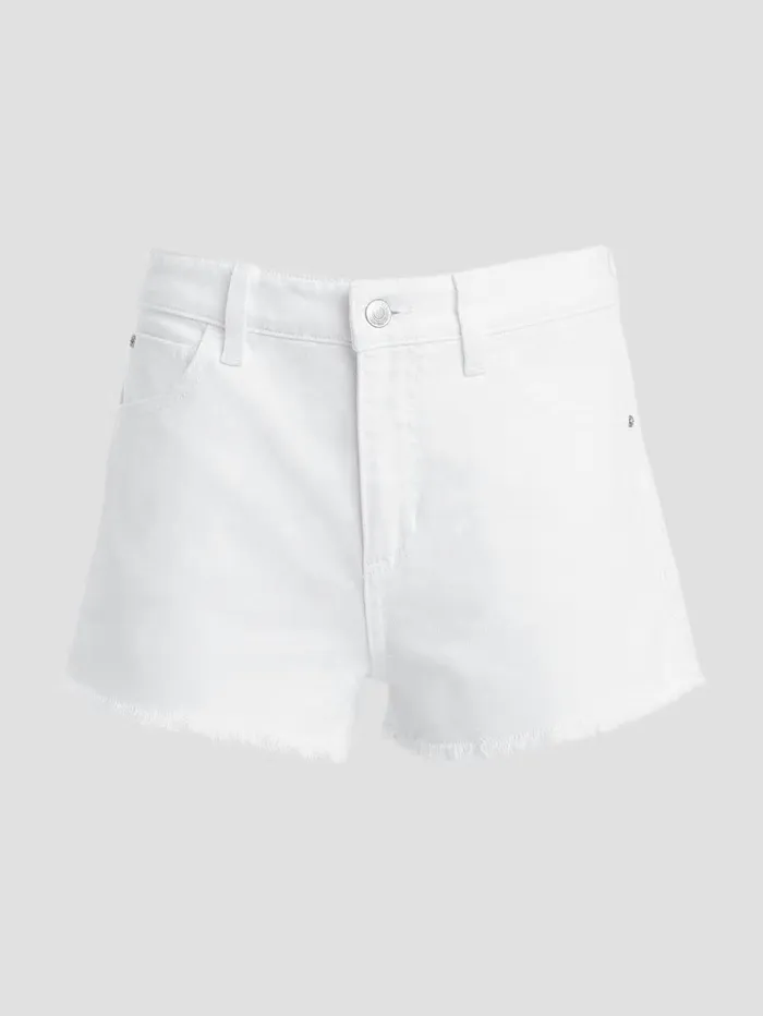 Bottoms Mom Shorts Pure White 8211 GUESS Women Bottoms Mom Shorts Pure White 8211 GUESS Women