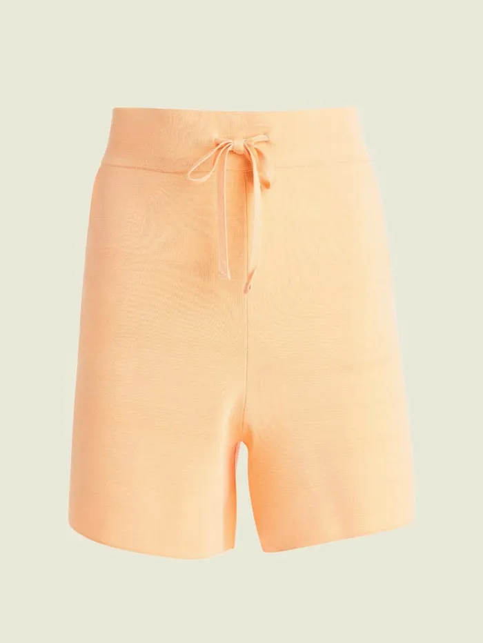 Bottoms Women Francesca SilkBlend Leisure Short Soft Peach GUESS