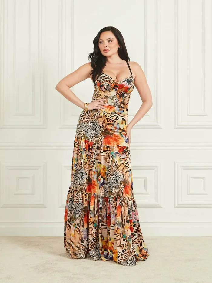Bottoms Women GUESS Blossom Printed Maxi Skirt Wild Flower Fall Print Bottoms Women GUESS Blossom Printed Maxi Skirt Wild Flower Fall Print