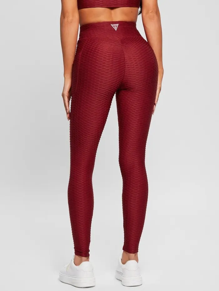 Bottoms Women GUESS Eco Delma Active Leggings Autumn Spice