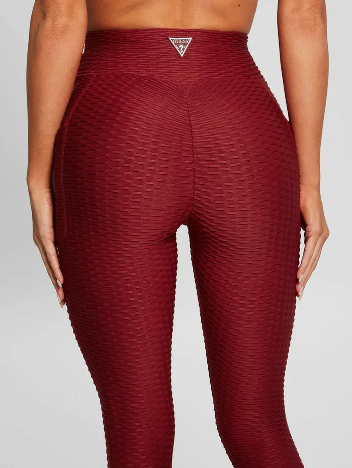 Bottoms Women GUESS Eco Delma Active Leggings Autumn Spice