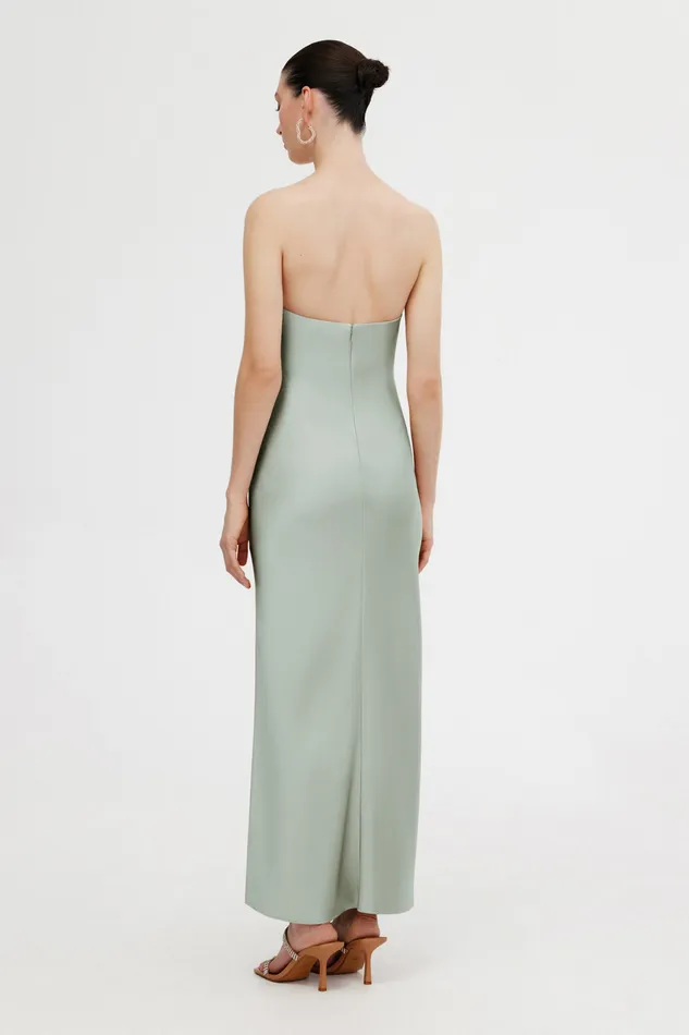 Bridesmaids Women Significant Other ESME STRAPLESS MAXI DRESS
