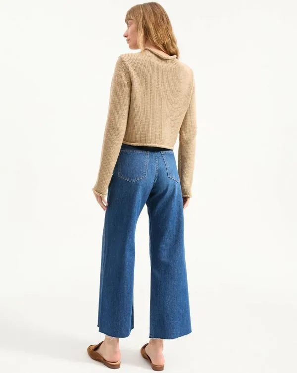 Briony Knitted Pullover Stone Khaki Women Veronica Beard Sweaters Briony Knitted Pullover Stone Khaki Women Veronica Beard Sweaters