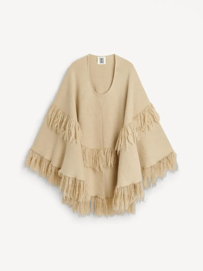 By Malene Birger Coats and Jackets Women Dixi Wool Poncho Old Beige