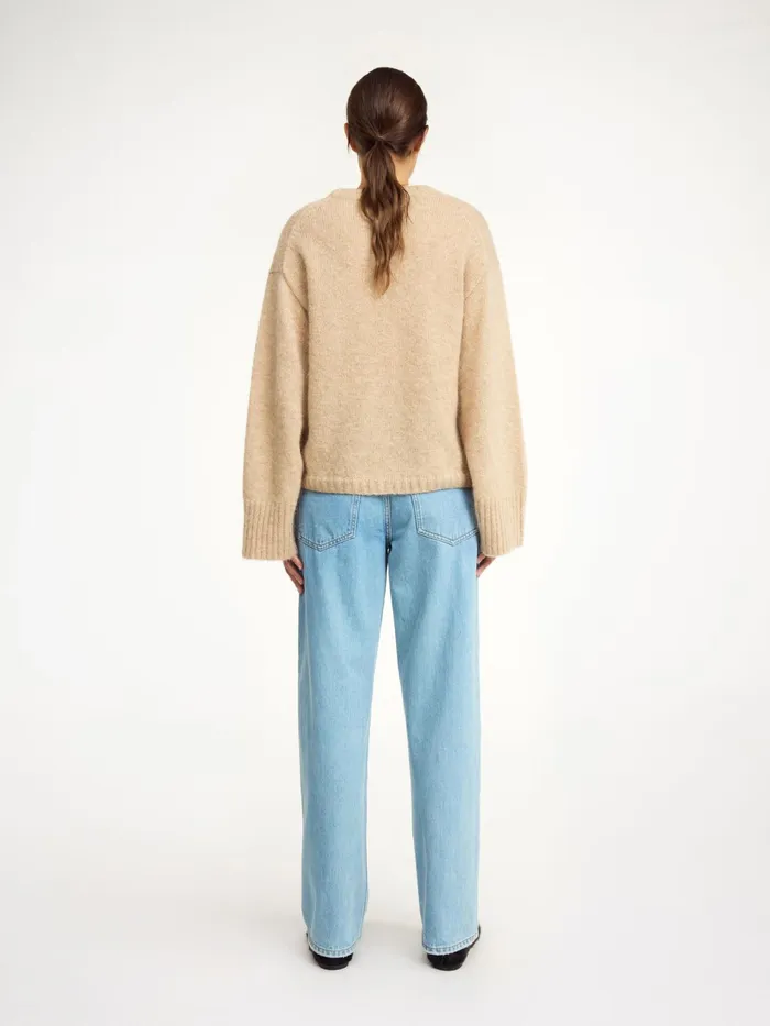 By Malene Birger Knitwear Women Cierra Sweater Twill Beige