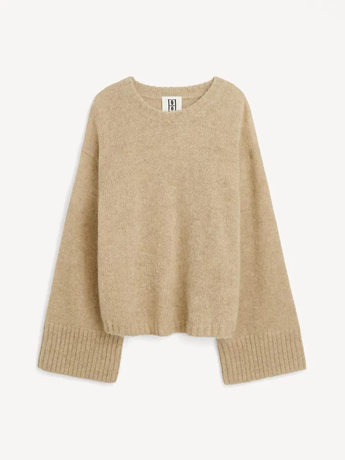 By Malene Birger Knitwear Women Cierra Sweater Twill Beige