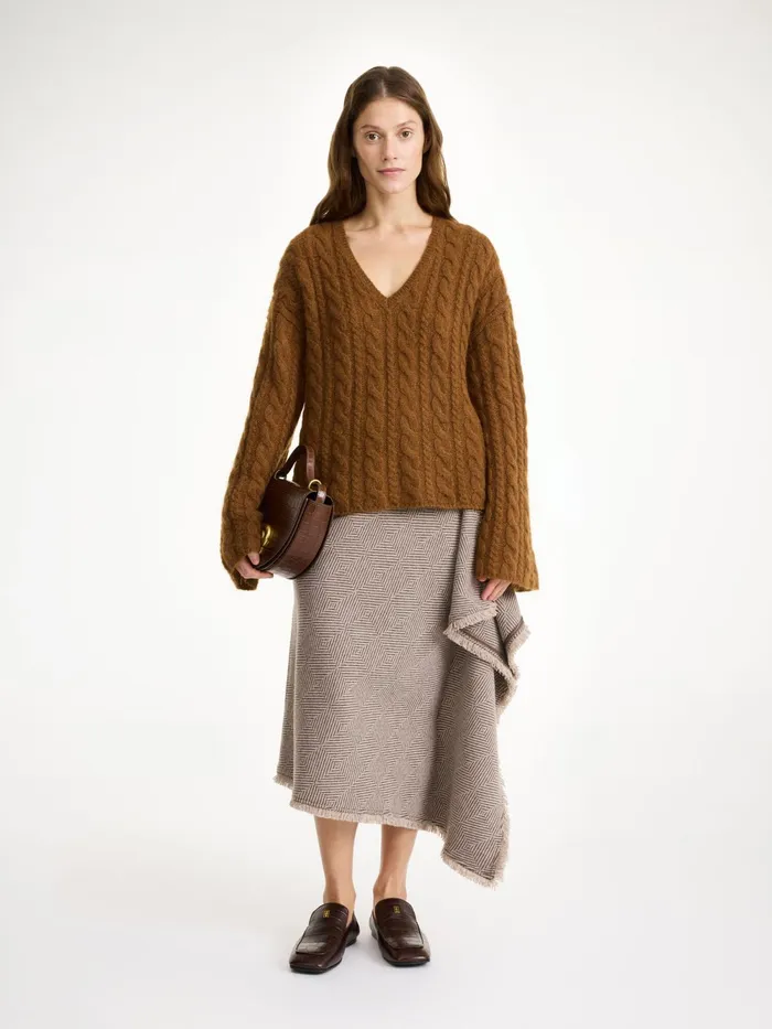By Malene Birger Knitwear Women Cimone CableKnit Sweater Bison