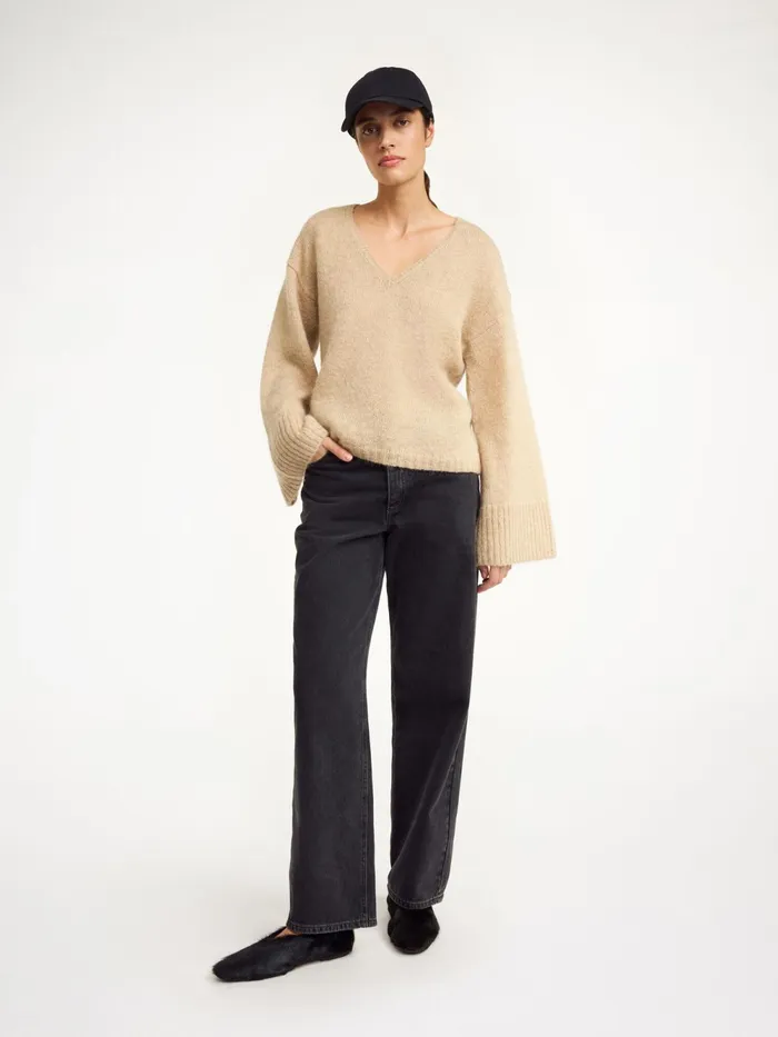 By Malene Birger Knitwear Women Cimone Sweater Twill Beige