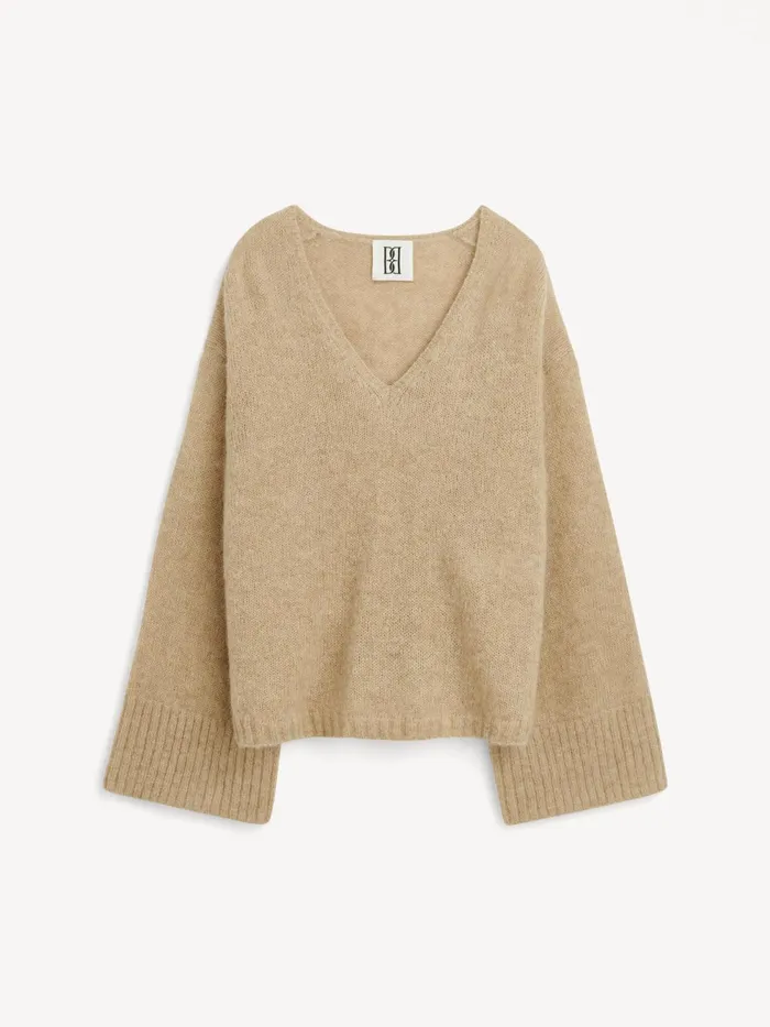 By Malene Birger Knitwear Women Cimone Sweater Twill Beige