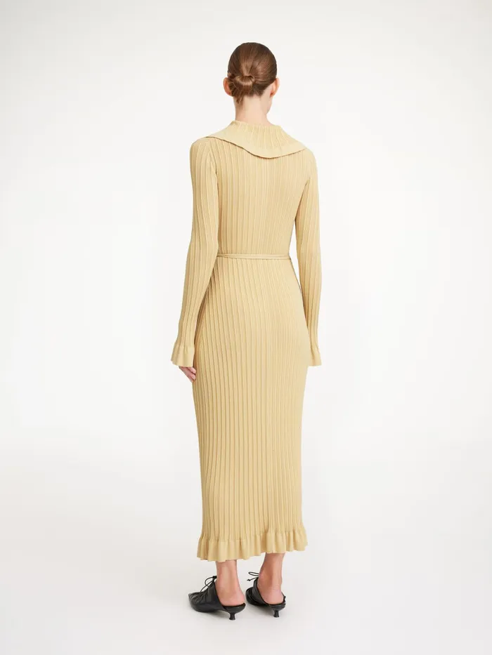 By Malene Birger Knitwear Women Gianina Maxi Dress Warm Sand