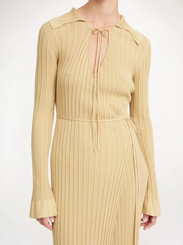 By Malene Birger Knitwear Women Gianina Maxi Dress Warm Sand