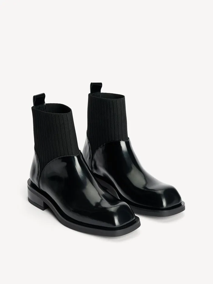 By Malene Birger Shoes Women Perlla Leather Boots Black