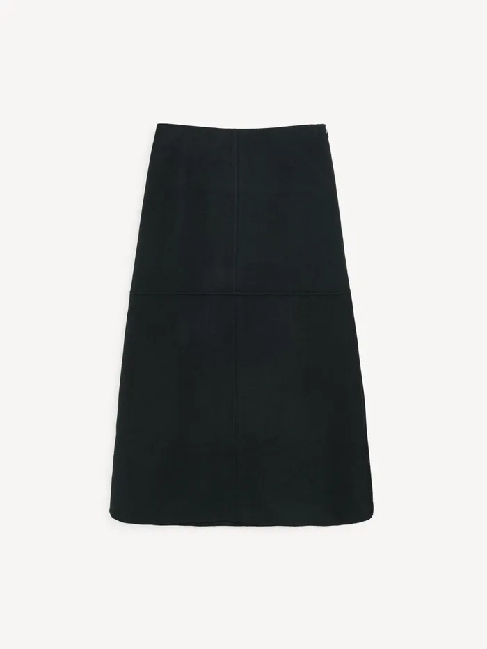 By Malene Birger Skirts Women Angello Wool Midi Skirt Black