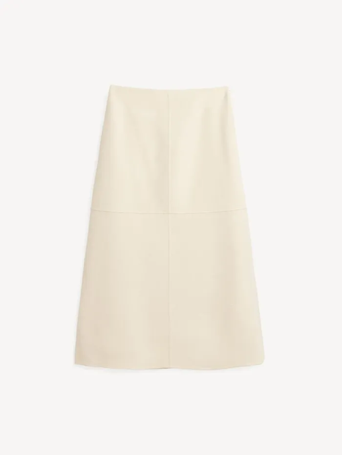 By Malene Birger Skirts Women Angello Wool Midi Skirt Pearl