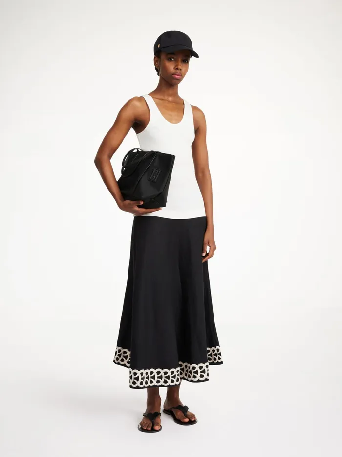 By Malene Birger Skirts Women Leonne Linen Skirt Black