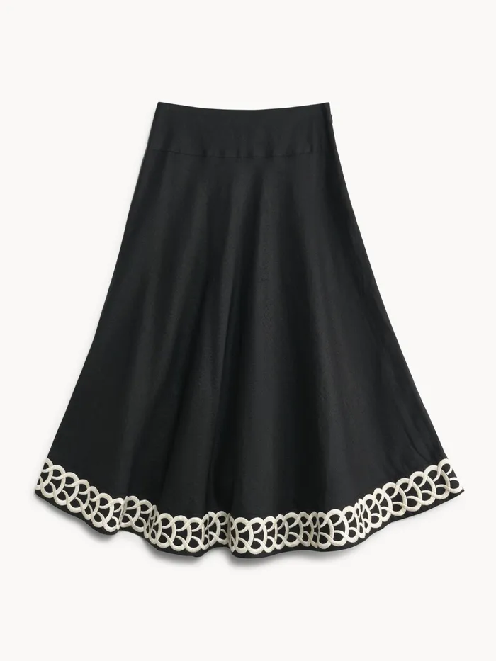 By Malene Birger Skirts Women Leonne Linen Skirt Black