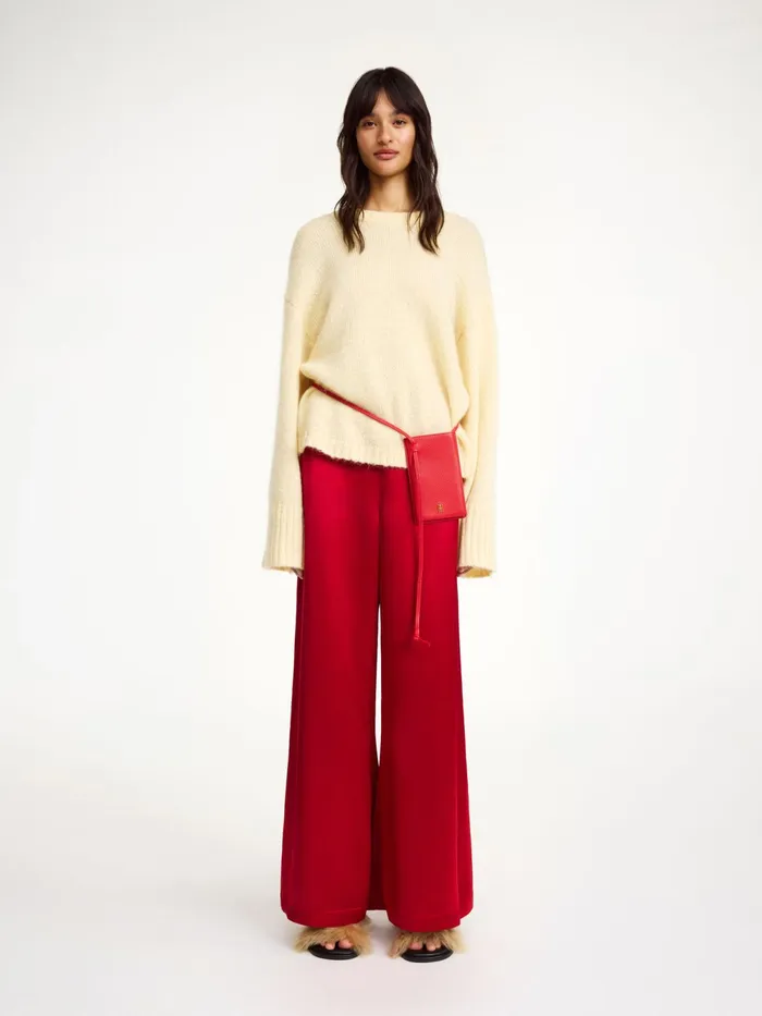 By Malene Birger Trousers Women Lucee Flared Trousers Dark Chilli