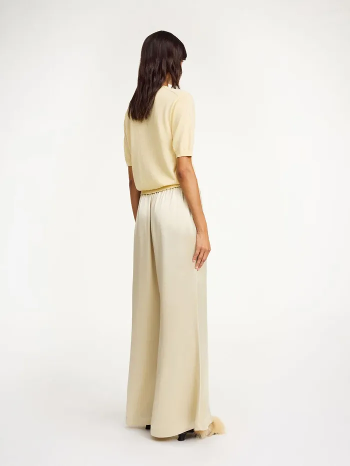 By Malene Birger Trousers Women Lucee Flared Trousers Oyster Gray