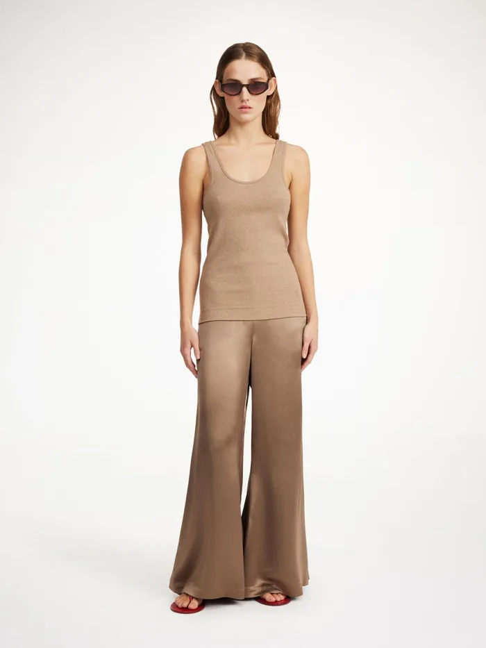 By Malene Birger Trousers Women Lucee Flared Trousers Shitake