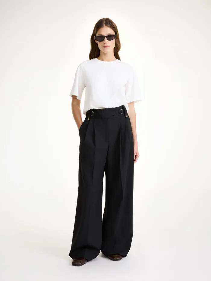By Malene Birger Trousers Women Taal HighWaist Trousers Black