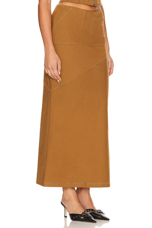 Cal Skirt Khaki Women Lovers and Friends Skirts
