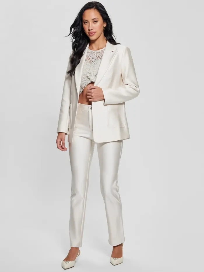 Carly Blazer Muted Stone Women Jackets and Coats GUESS Carly Blazer Muted Stone Women Jackets and Coats GUESS